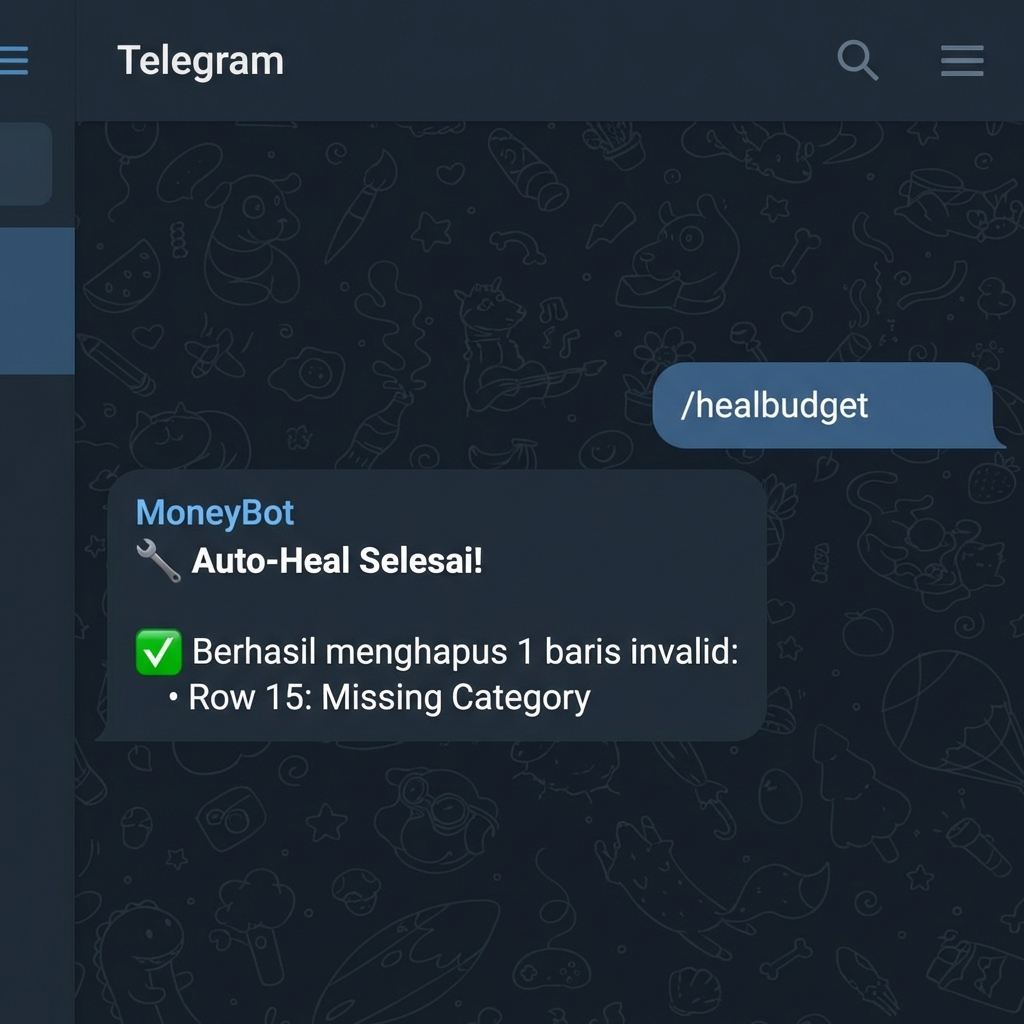 Heal Budget Telegram Response